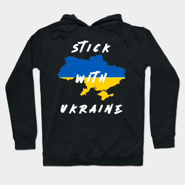 stick with ukraine black Shirt, Support Ukraine Shirt, Stand with Ukraine shirt, Puck Futin Shirt, Ukraine Flag Shirt, Ukranian Shirt, Ukraine Gifts Hoodie by black lynx